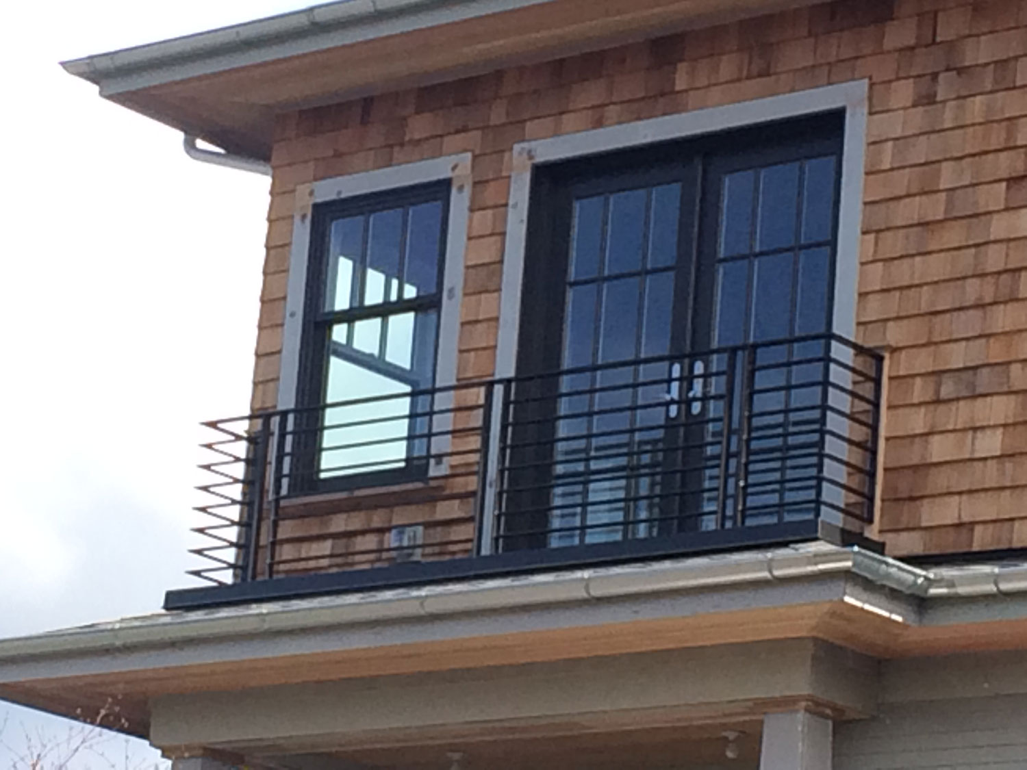 Modern Balcony Railing - Seattle, WA - Blackbird Iron & Design
