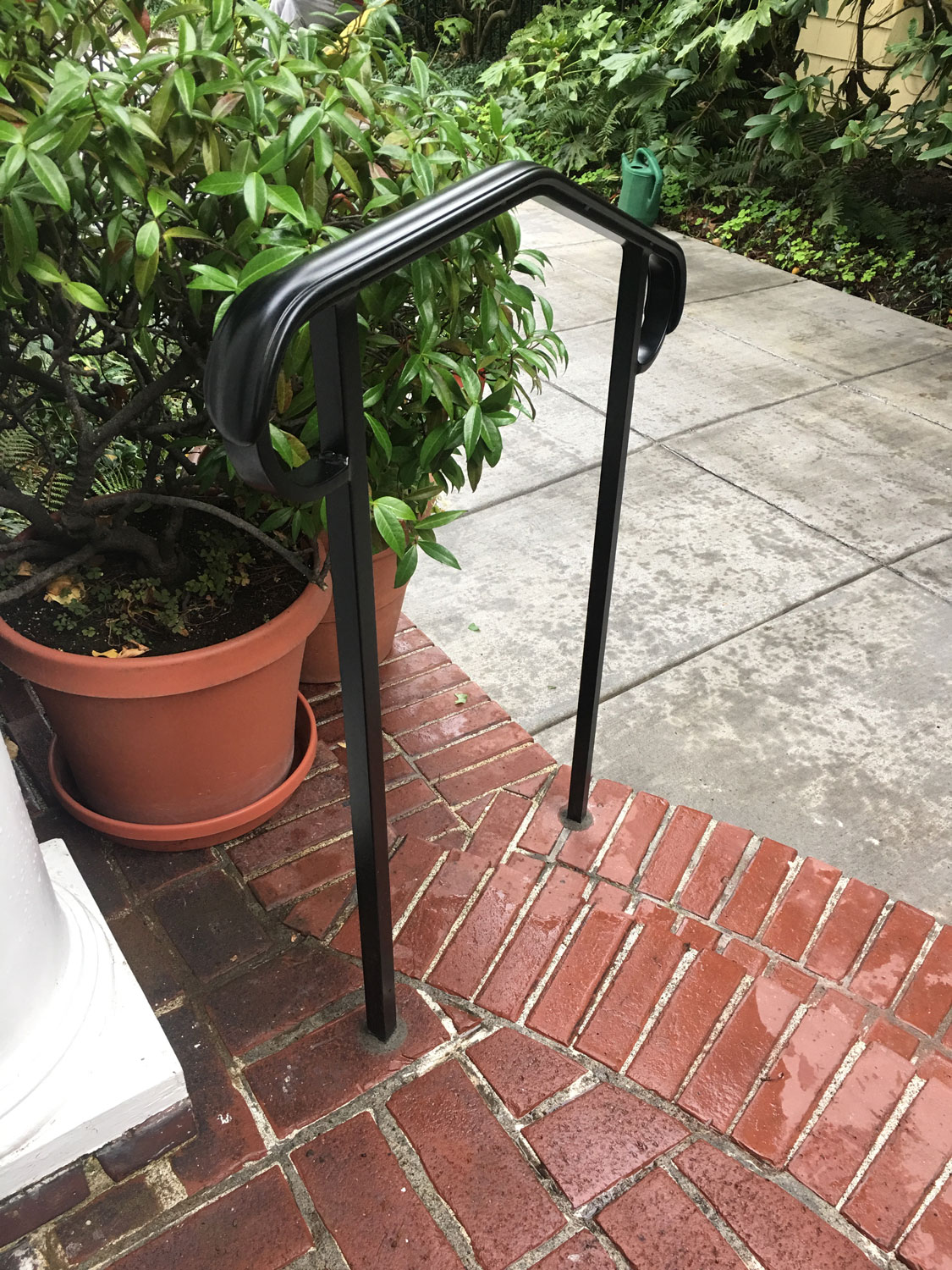 Classic Handrail for Front Entrance - Two Steps