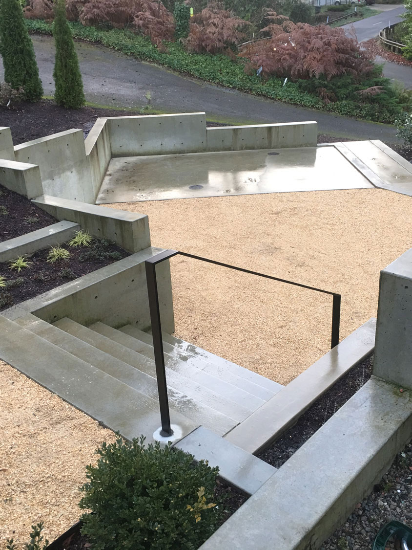 Modern Handrails for Multi-Level Exterior Hardscape - featured image