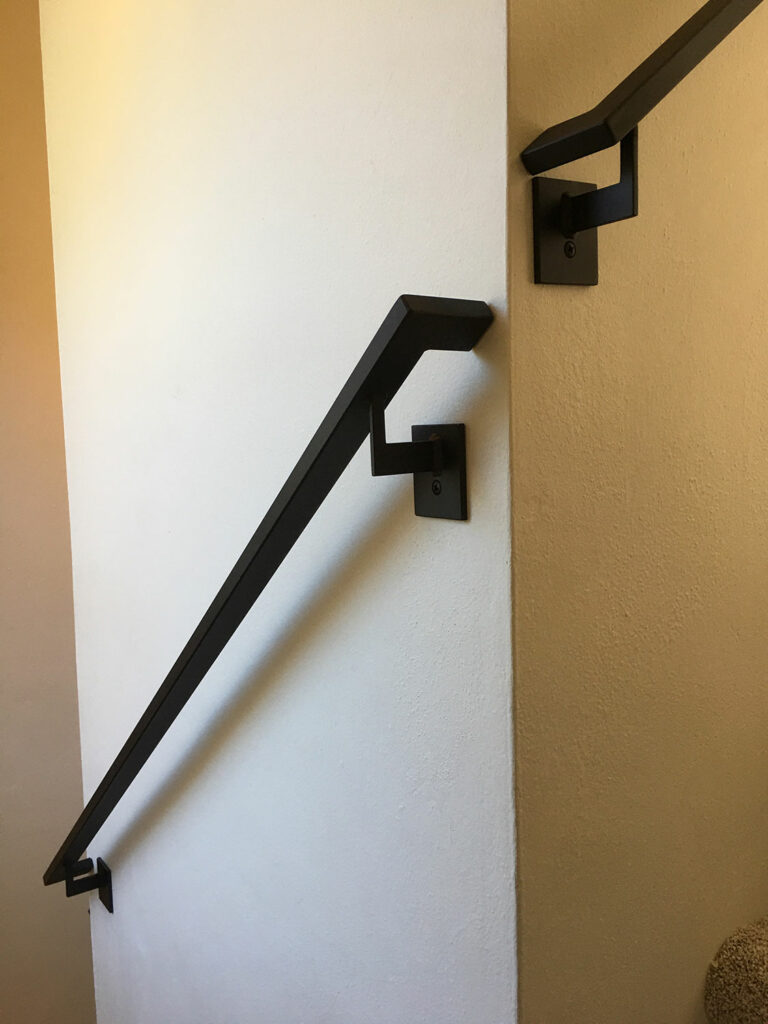 Modern Wall-Mounted Metal Handrails
